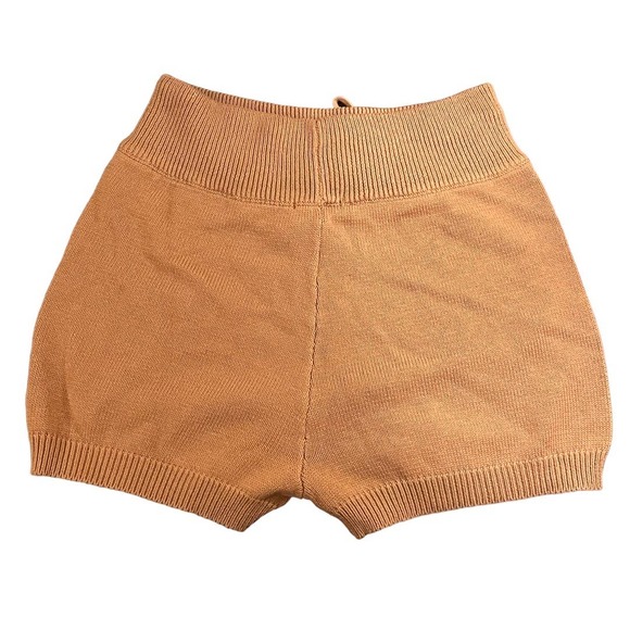 Urban Outfitters Lumiere Women's Slip-Into Knitted Brown Shorts SZ S - Picture 2 of 12